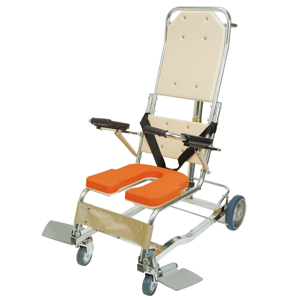 睦三シャワーキャリー ALⅧ（8） 無段階リクライニングシャワー車椅子